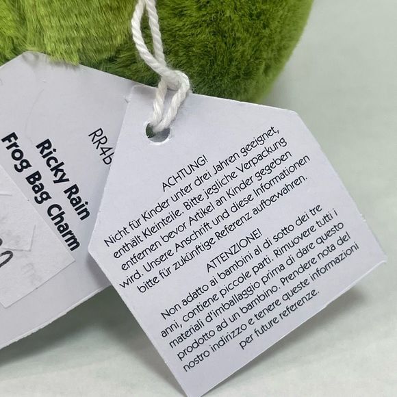 Jellycat Ricky Rain Frog Bag Charm BNWT*** - Picture 4 of 7